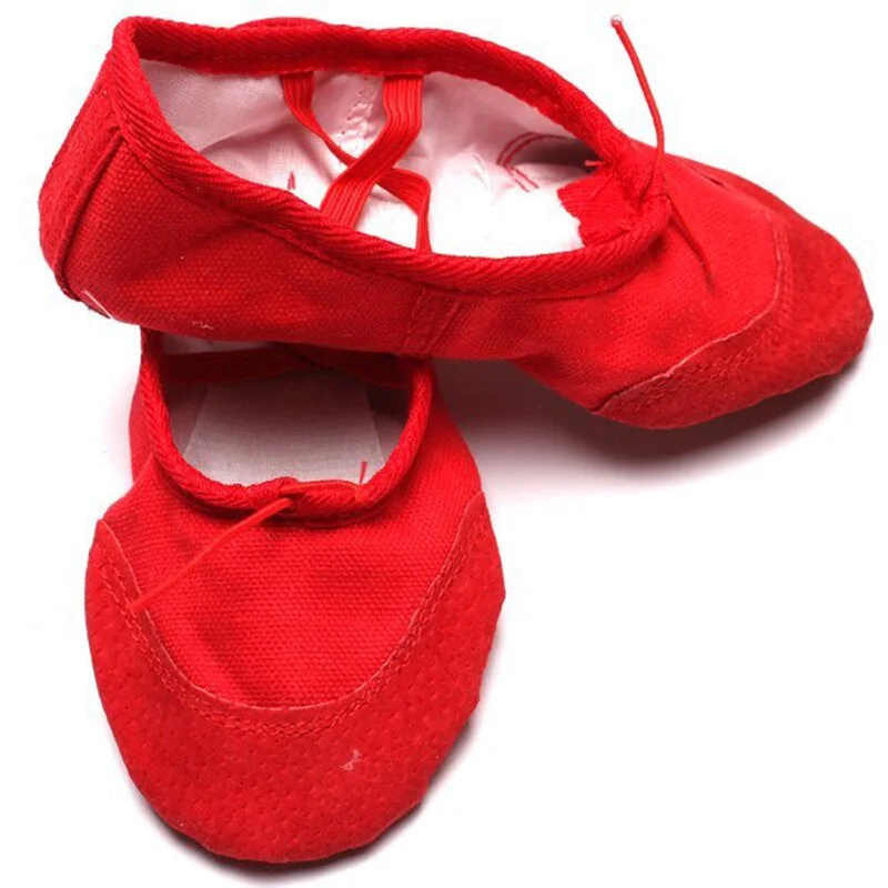 Kids Dance Shoes Adult Professional Canvas Soft Sole Ballet Shoes Girls Children Ballet Slippers