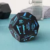 12 Sided Fitness Action Choice Dice Lightweight & Versatile Movement Training Dice Balance & Strength Improvement Interactive Number Dices for Gym Workouts & Yoga Exercise