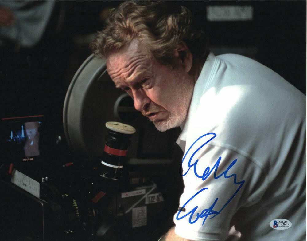 RIDLEY SCOTT SIGNED AUTOGRAPH 11x14 Photo Poster painting - GLADITATOR, ALIEN, BLADE RUNNER