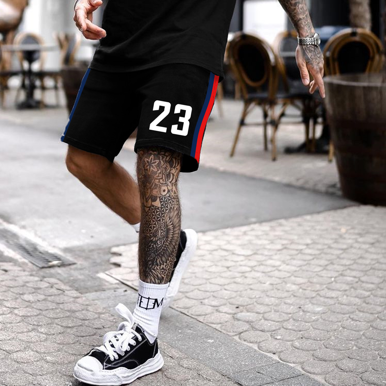 Men's Sudel Basketball Sleeveless Tank Jersey Set