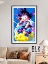 Colorful Kid Son Goku Decorative Painting - Dragon Ball - BLK Studio