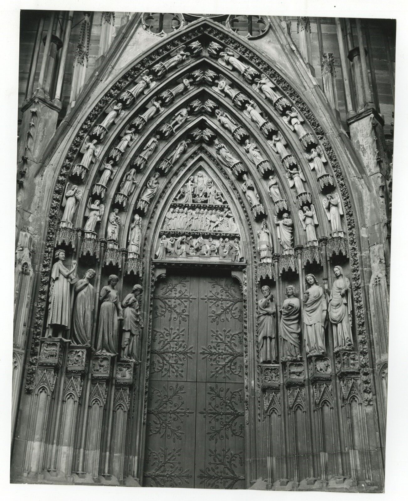 Strasbourg French Cathedral - Vintage 8x10 Publication Photo Poster paintinggraph - France