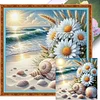 Beach Daisy-11CT Stamped/Counted Cross Stitch 40*40cm tapestrymarket