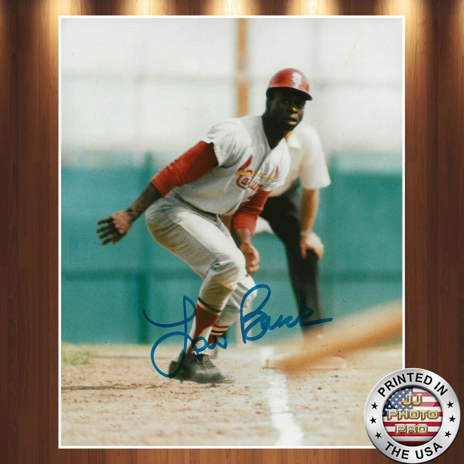 Lou Brock Autographed Signed 8x10 Photo Poster painting (Cardinals) REPRINT