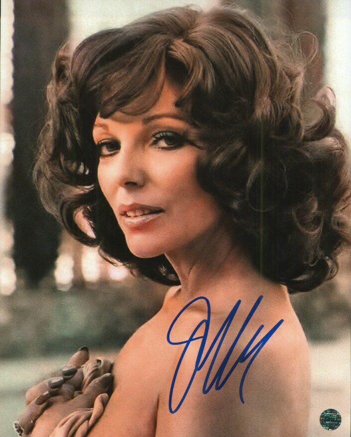 JOAN COLLINS Autographed Original 8x10 Photo Poster painting LOA TTM