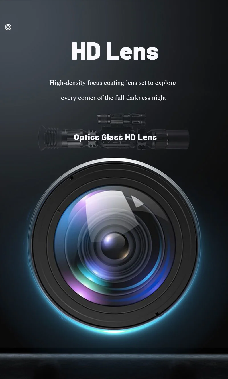 4K Digital Night Vision Scope HD Sony Sensor 4 Cores 3-24X Tactical Sight Hunting Smart Night Vision Weapon Riflescope