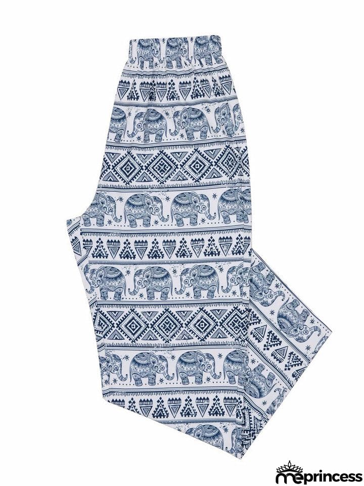 Men's Hip-Hop Digital Printed Loose Fitness Ugly Pants