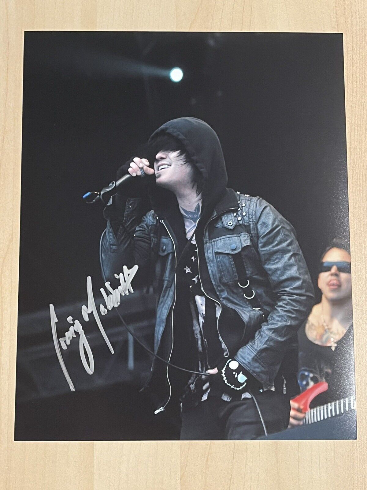 CRAIG MABBITT SIGNED 8x10 Photo Poster painting ESCAPE THE FATE ORIGINAL LEAD SINGER RARE COA