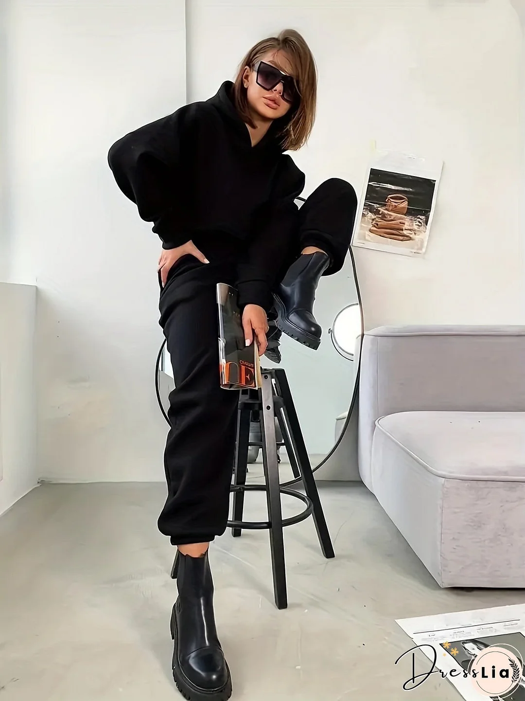 Casual Pleated Blouse