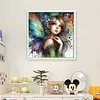 Butterfly Fairy-11CT Stamped Cross Stitch 50*50cm/19.69*19.69in tapestrymarket