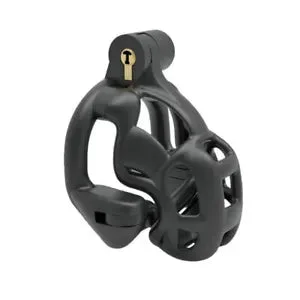 pornhint Pornhint Mamba Male Chastity Cobra Cage Clamp Ring Men Resin Bird Locking Belt Device