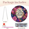 Diamond Painting Acrylic Single-Sided Drill Faith Hummingbird Sign Pendant for Home Decor
