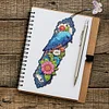 4Pcs Special Shape Bluebird Diamond Painting Bookmark Art Project for Book Lover