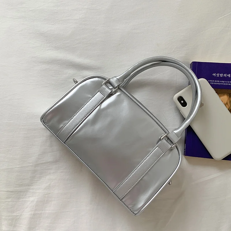 Mongw Mongw New Summer Lightweight Nylon Boston Bag Advanced Bag High Capacity One Shoulder Cross-Body Bag