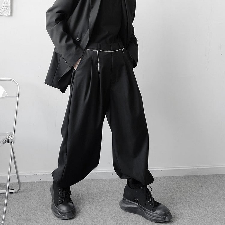 Ym232p90 Metsoul Pants-dark style-men's clothing-halloween