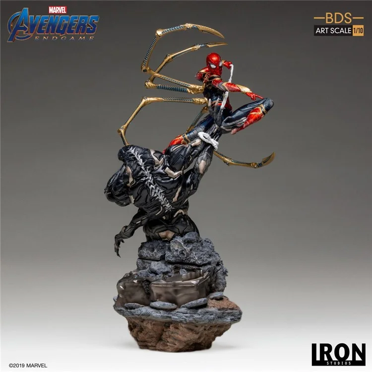 【In Stock】Iron Spider Vs Outrider BDS Art Scale 1/10 - Avengers: Endgame
