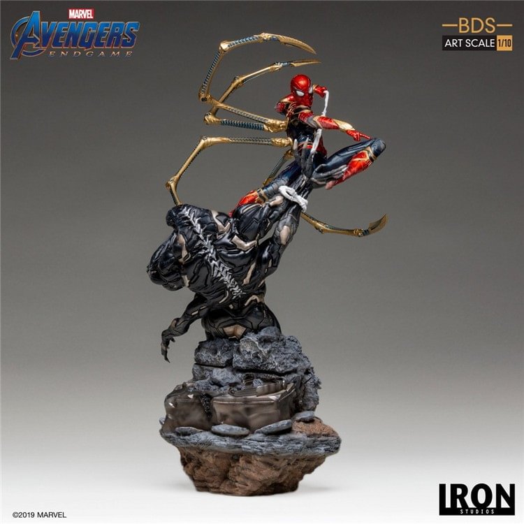 【In Stock】Iron Spider Vs Outrider BDS Art Scale 1/10 - Avengers: Endgame