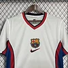 1998/1999 Retro Barcelona Away White Football Shirt 1:1 Thai Quality