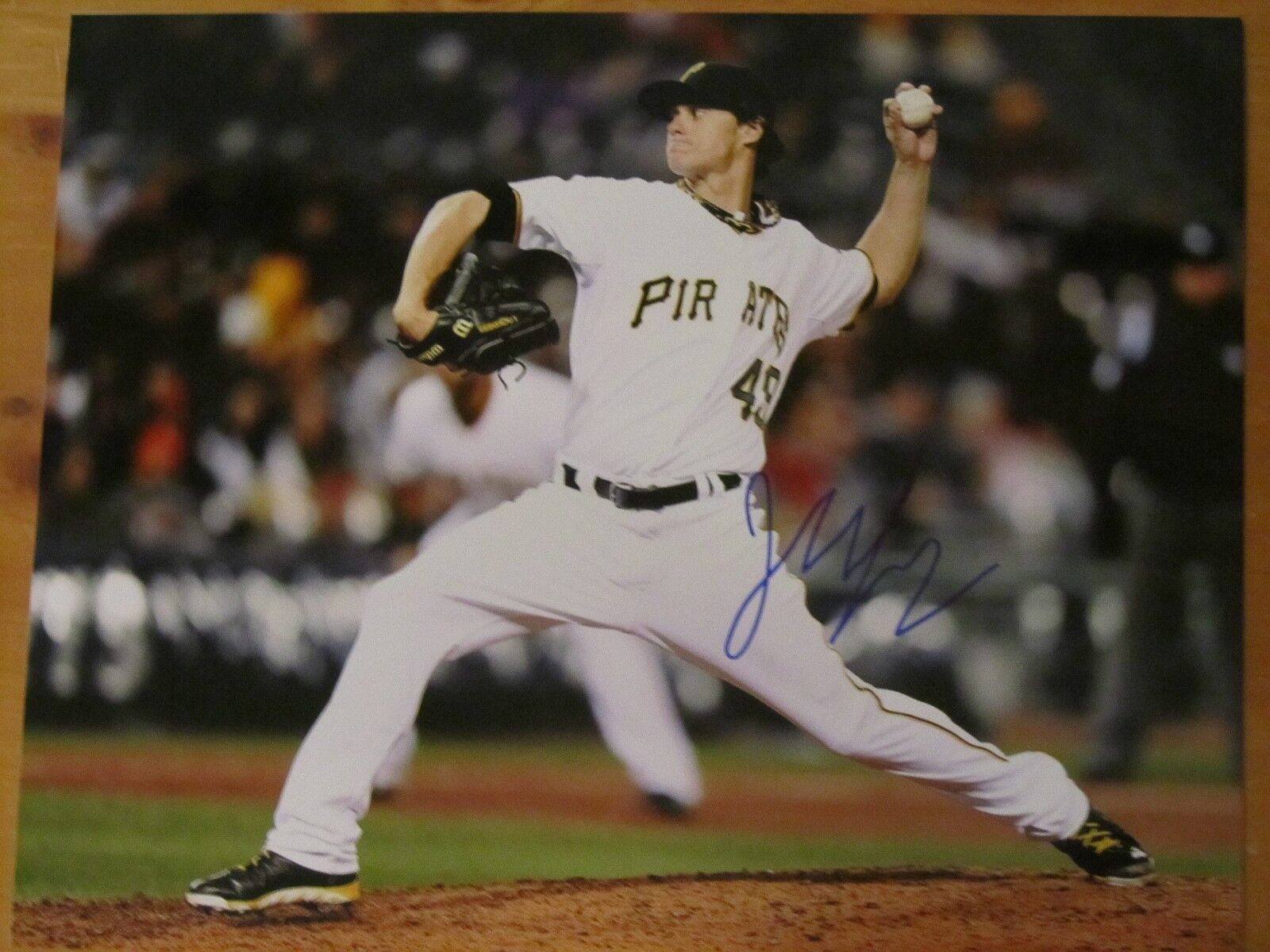 JEFF LOCKE AUTOGRAPH Photo Poster painting PITTSBURGH PIRATES signed 8x10 COA ALL STAR