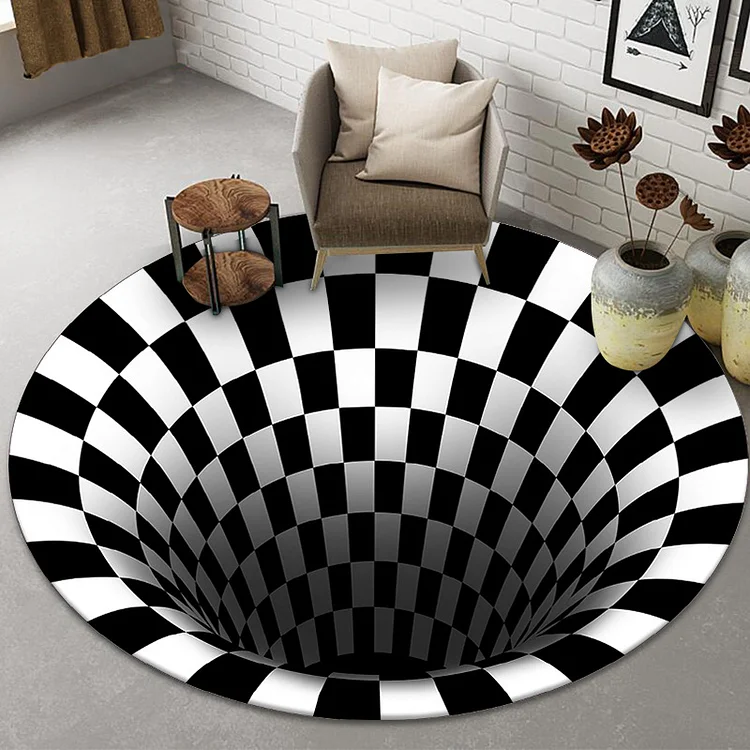 Vortex Illusion Rug
