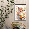 uk.everydayedeals (Limited Stock)Diamond Painting - Full Round - Happy Tiger(40*60cm)