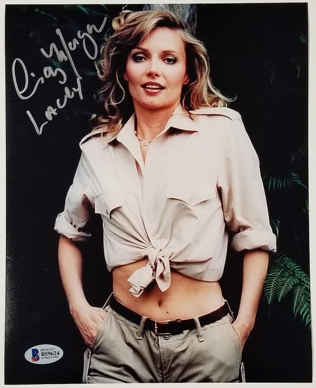 CINDY MORGAN Signed Caddyshack 8x10 Photo Poster painting #4 Lacey Underall~ Beckett BAS COA