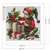 (30*30cm)Christmas - Round Partial AB Drill Diamond Painting