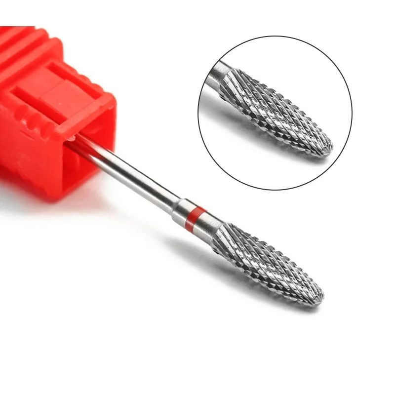 1 Pc Nail Drill Bit Multi-size Silver Manicure Nail Art Tool Electric Manicure Machine Device-Nail Inspo