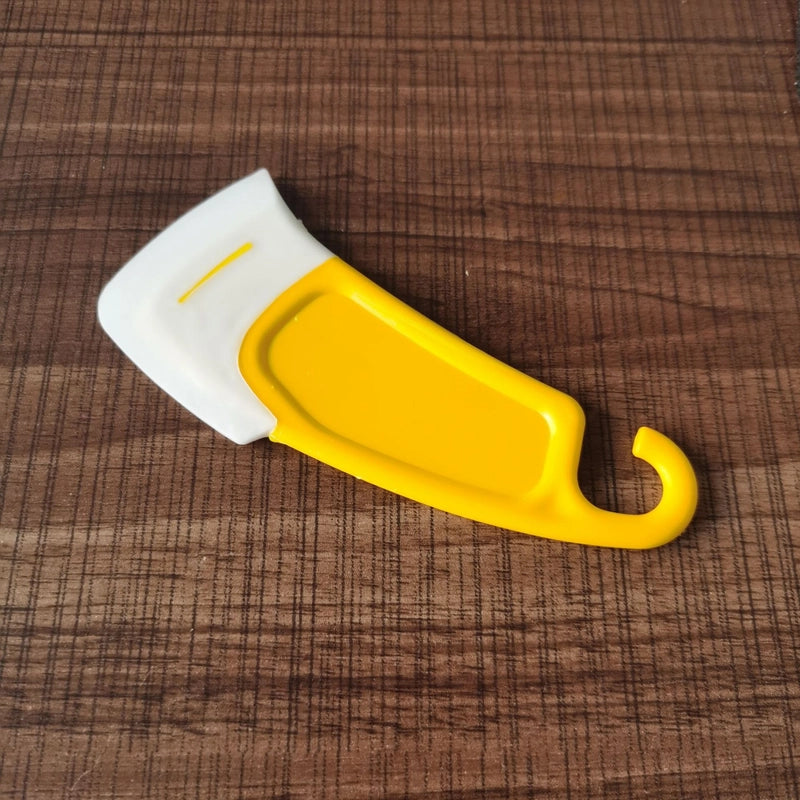 Yellow Scraper Baking Seasoning Kitchen Cleaning Soft Household Grade Soft Head Cleaner Soft Silicone Yiwu