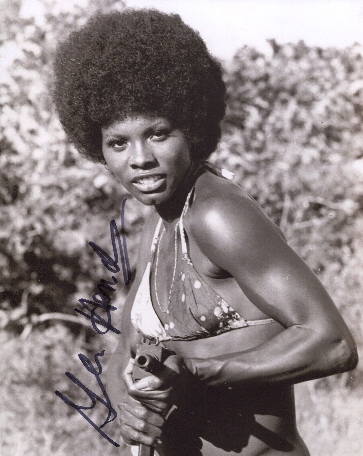 James Bond Live & Let Die girl Gloria Hendry signed Photo Poster painting Ref4 - UACC DEALER