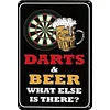 [US Local Warehouse]4PCS Alcohol - Vintage Metal Signs Set - 30*40cm