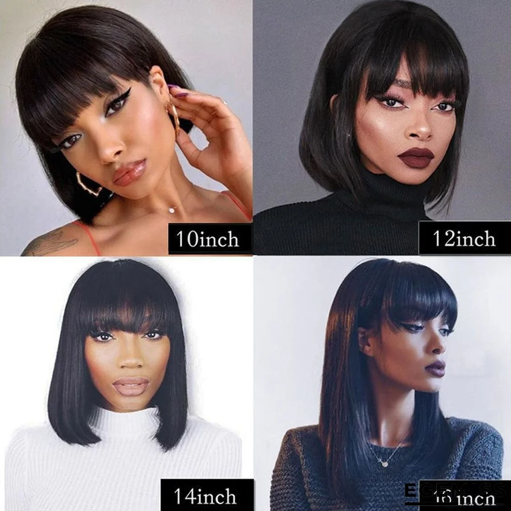 Human Hair Wig with Real Hair Bobo Hair Wig Natural | EGEMISS