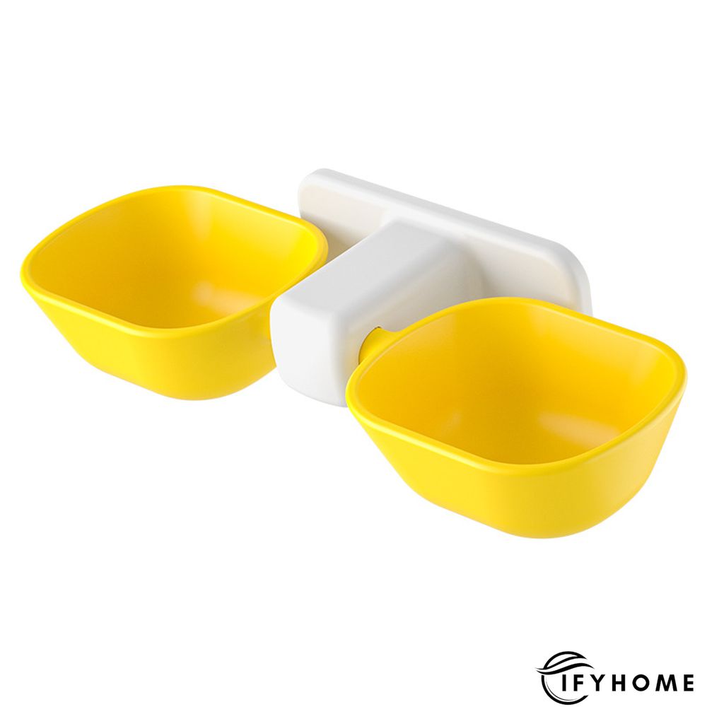 Punch-free Cat Bowl Integrated Double Bowl | IFYHOME