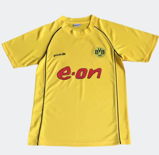 Borussia Dortmund Retro European Home Trikot 2002-2003
