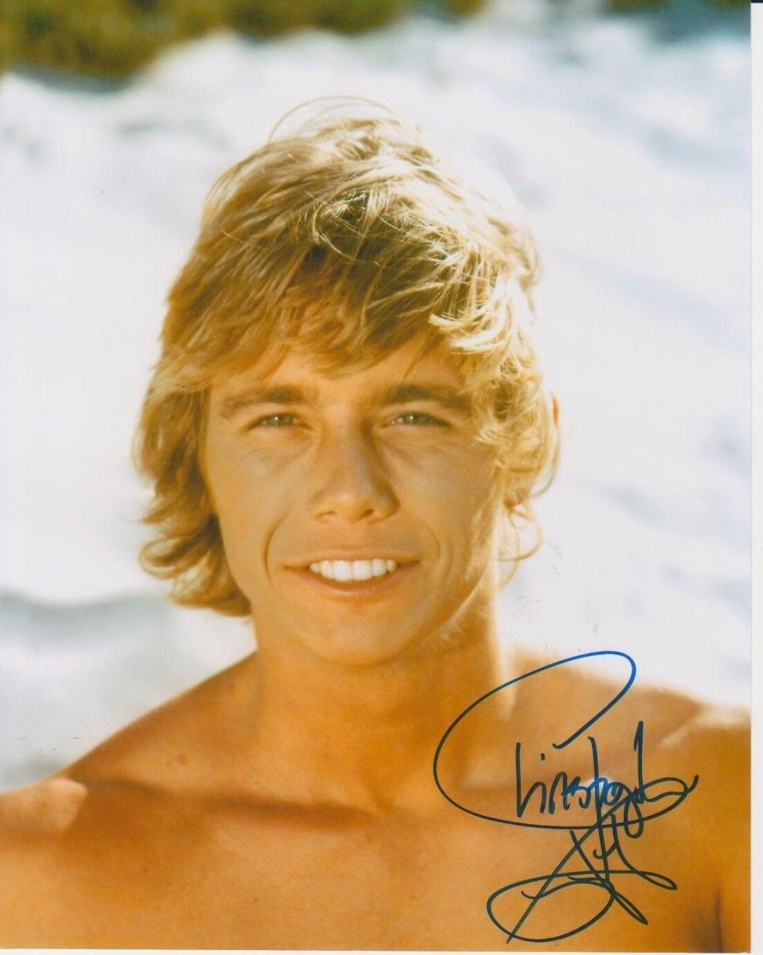 Christopher Atkins Signed Photo Poster painting - Star of The Blue Lagoon / DALLAS - SEXY!! G572