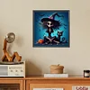 Diamond Painting -DIY Full Square Drill Halloween Skeleton Witch(35x35cm)