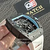 Richard Mille RM055 yas Marina circuit Carbon White rubber strap Super Clone