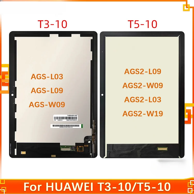LCD Display For Huawei MediaPad T3 10 AGS-L03 AGS-L09 AGS-W09  T5 10 AGS2-W09 AGS2-AL00HA Touch Screen Digitizer Assembly
