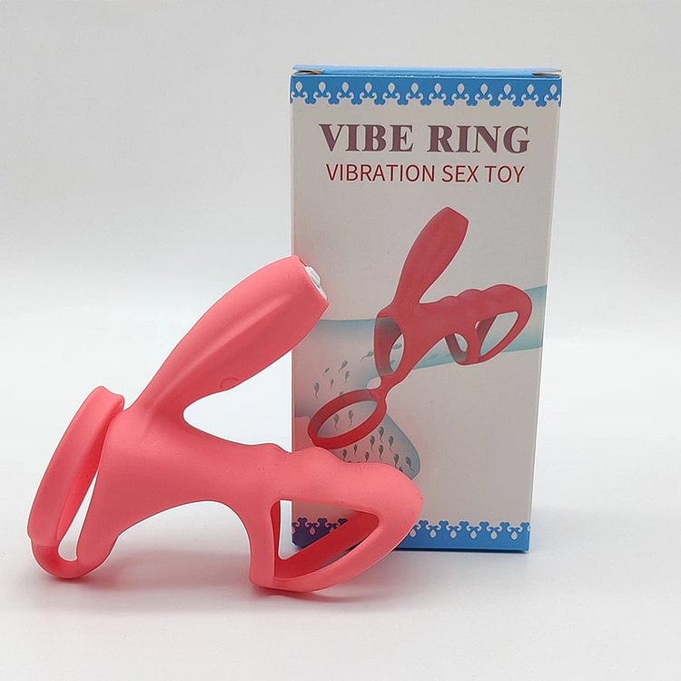 Vibrating Cock Ring Dual Penis Rings Clitoral Stimulator