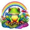 Combo Kit（2PCS)-Diamond Painting-DIY DIY Full Round Drill Frog (30*30CM)