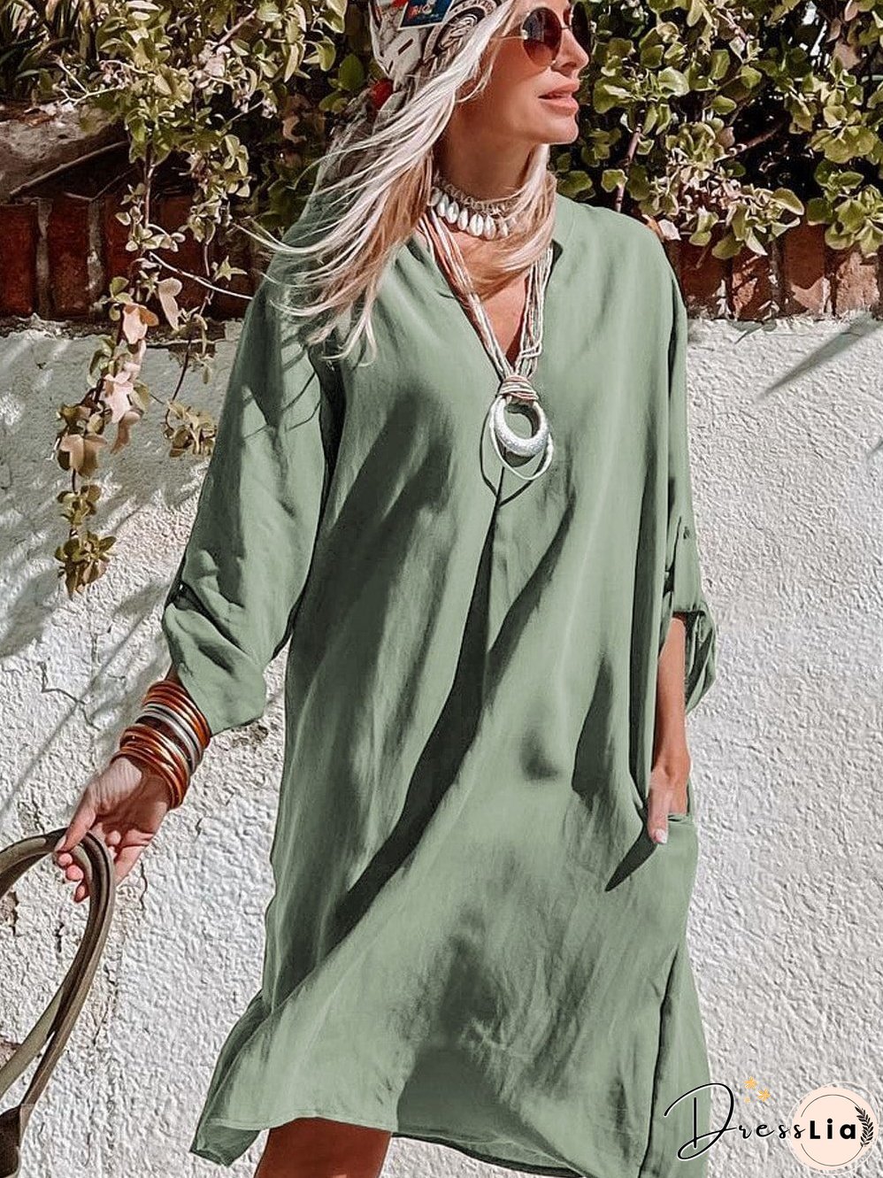 Elegant V Neck Blouse for Women