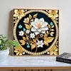 Fleur-Peinture diamant en forme sp&eacute;ciale-30*30cm