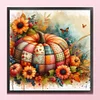 Stitching Pumpkin-14CT Counted Cross Stitch 40*40cm/15.75*15.75in tapestrymarket