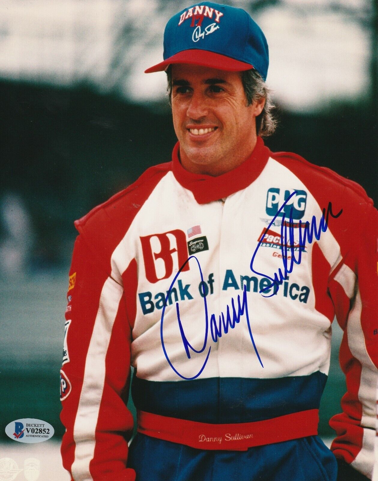 DANNY SULLIVAN Signed 8x10 Photo Poster painting w/ Beckett COA