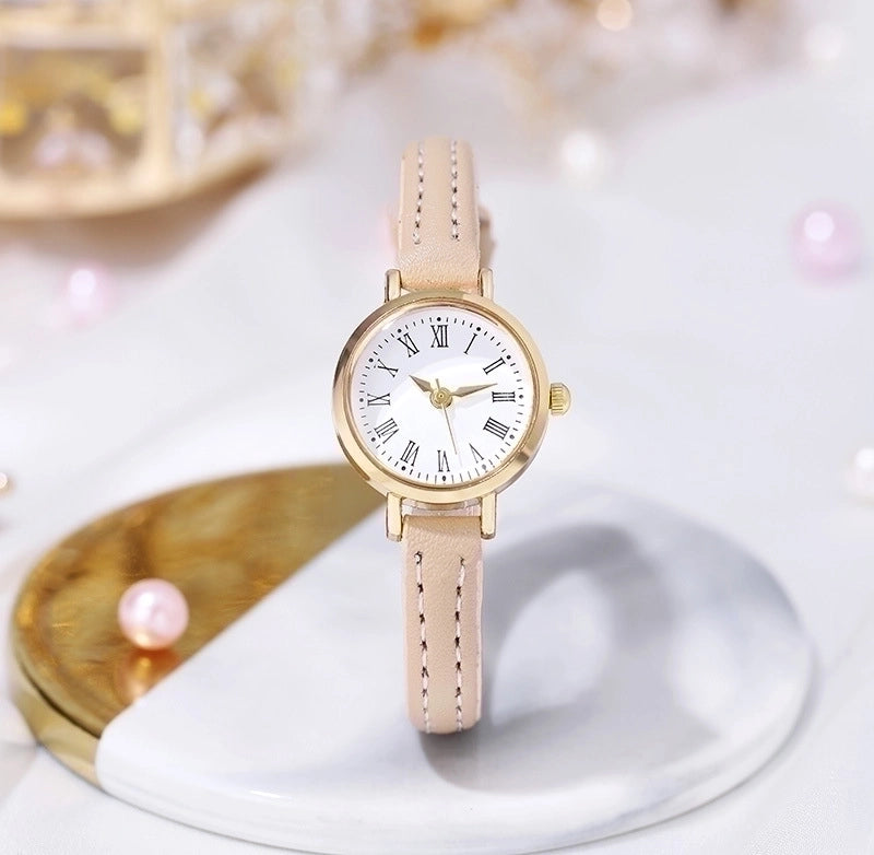 Casual Solid Color Buckle Quartz Women’s Watches