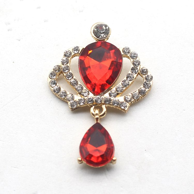 10Pcs/Lot 31*46MM Mixed Alloy Crown Pendant DIY Crown PendantMetal Wedding Decoration