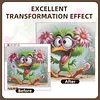 Diamond Painting -DIY Round Drill Flower Chick(40x40cm)