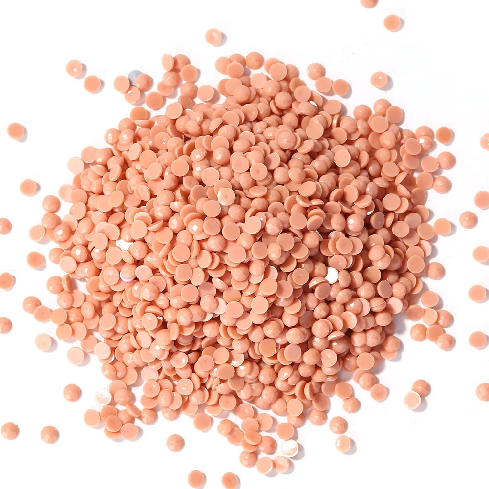 1 Bag Round Drill Diamond Rhinestone Resin Crystal Beads for Missing Beads