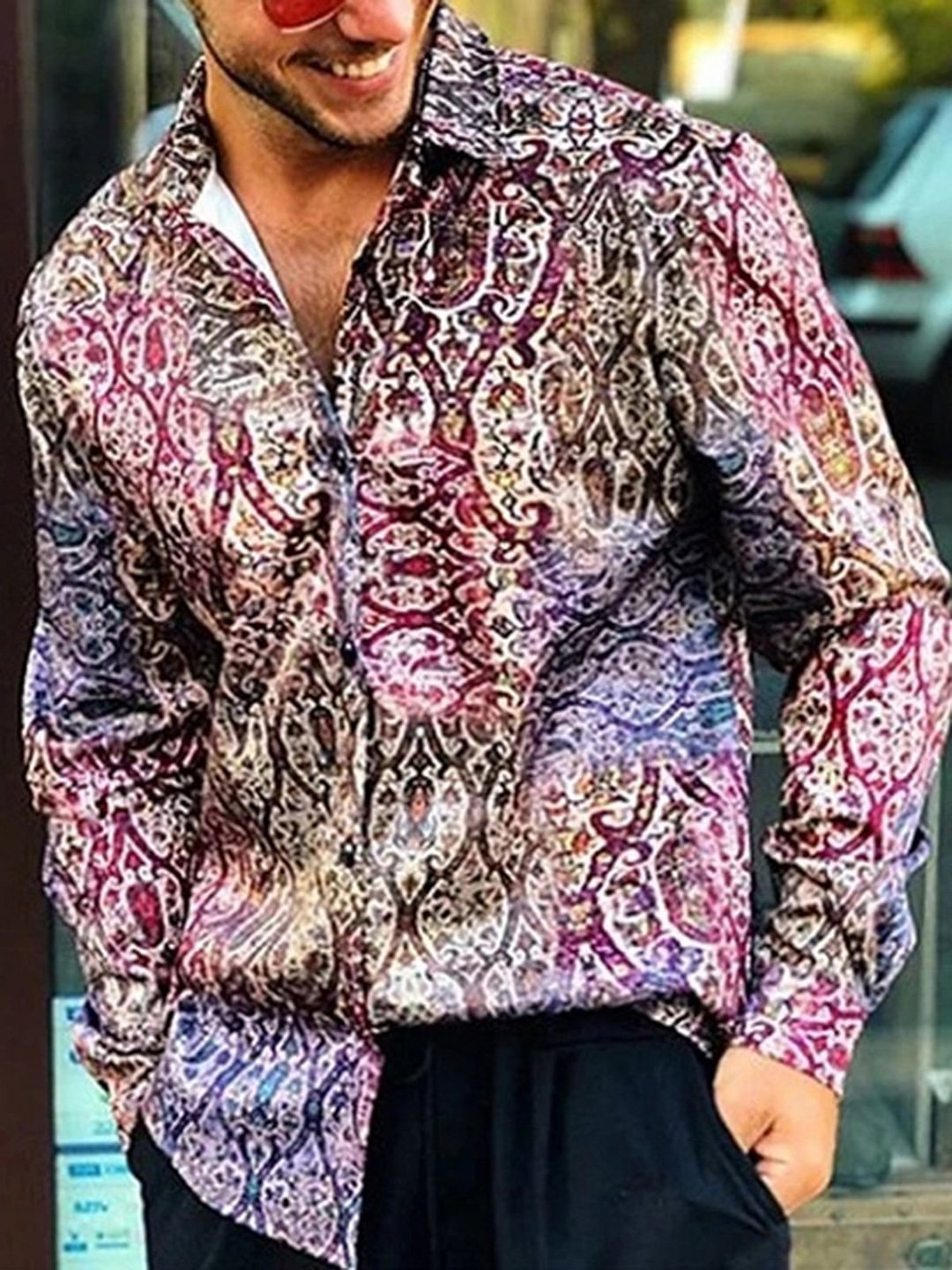 Pink Boho Tribal Shirts & Tops