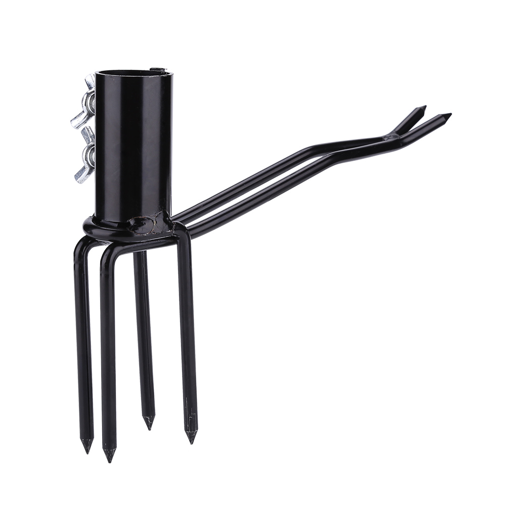 

4 Claw Metal Weeder Manual Vertical Weeding Hook Standing Weed Puller Tool, 501 Original